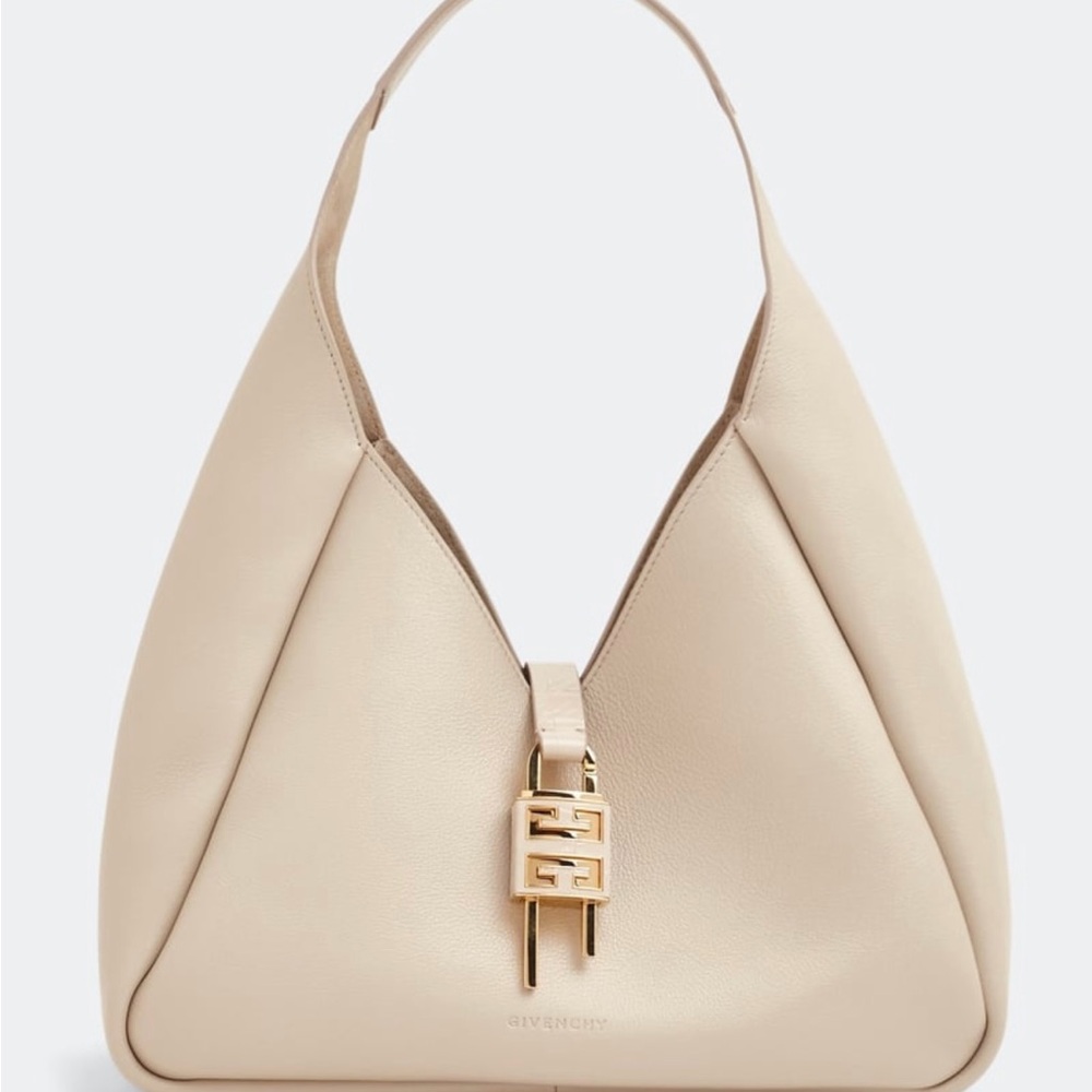 Givenchy Cream Hobo Bag with Gold Hardware